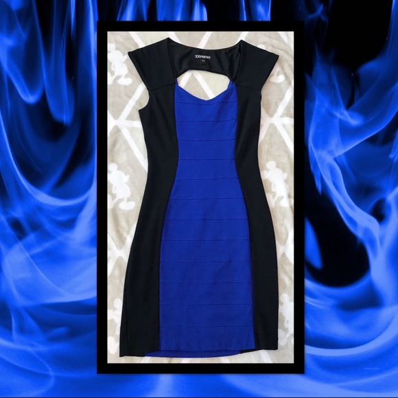 Express Dresses & Skirts - ❤️ 5/$25  Express colorblock sexy bodycon dress